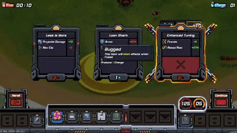 Gameplay from an indie PC game